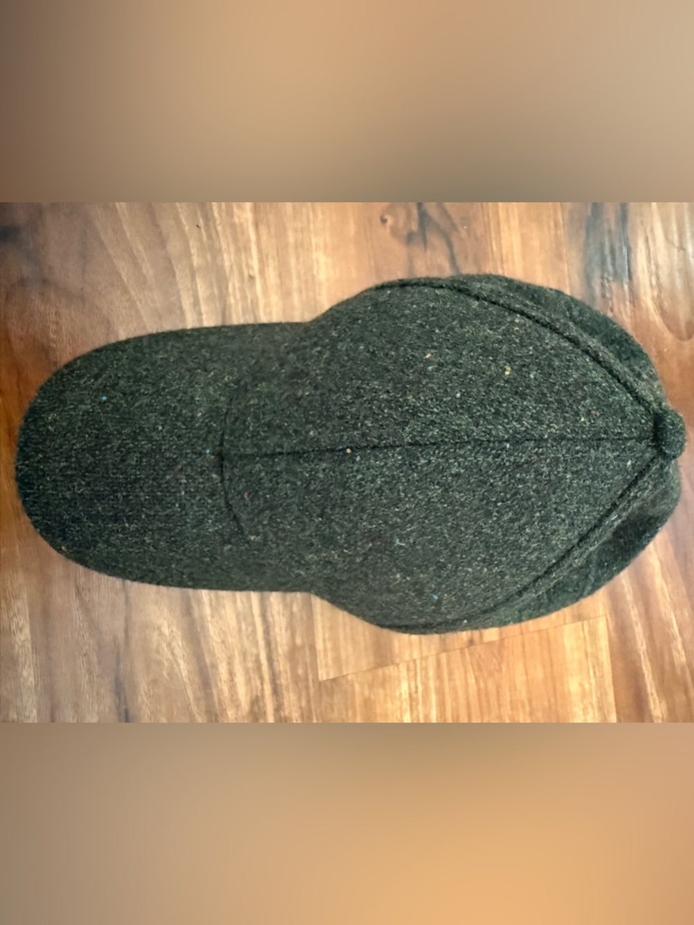 Paul Smith Olive Green Wool Cap with Branded Buckle - Picture 2 of 7